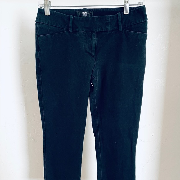 MOSSIMO SUPPLY CO. Vintage Y2K Black Cropped Stretch PANTS Size 4 - Picture 9 of 10